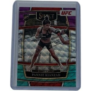 2022 PANINI SELECT UFC #71 PANNIE KIANZAD CONCOURSE - GREEN & PURPLE ROOKIE CARD